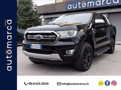 Usata Ford Ranger Limited 170 CV (125 kW) 2020 Nero Pick-up