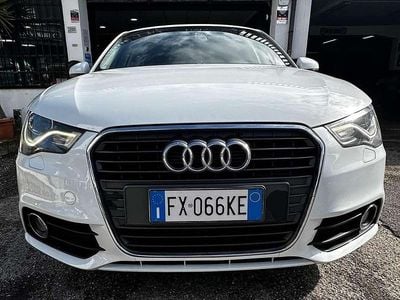 Usata Audi A1 Sportback Ambition 90 CV (66 kW) 2014 Bianco Utilitaria