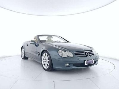 Usata Mercedes SL350 245 CV (180 kW) 2003 Blu Cabrio