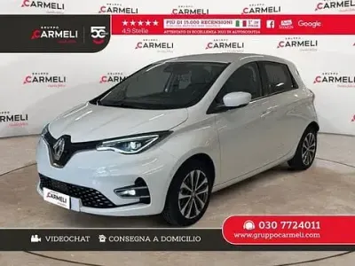 Usata Renault Zoe Intens 100 kW (136 CV) 2021 Bianco Utilitaria