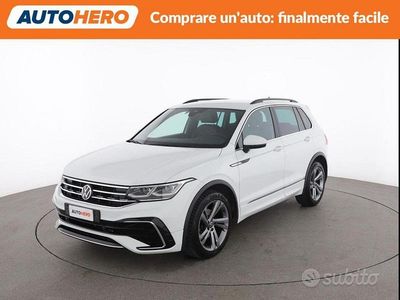 Usata VW Tiguan R-line 150 CV (110 kW) 2020 Bianco SUV