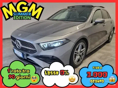 Usata Mercedes A180 AMG Line Premium 136 CV (100 kW) 2023 Grigio Berlina