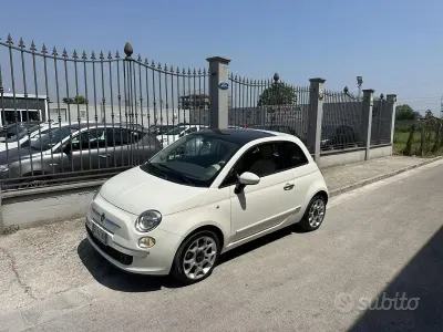 Usata Fiat 500 Lounge 95 CV (69 kW) 2016 Bianco Utilitaria
