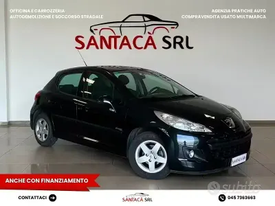 Usata Peugeot 207 68 CV (50 kW) 2009 Nero Berlina