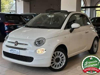 Usata Fiat 500C Lounge 69 CV (50 kW) 2018 Bianco Cabrio