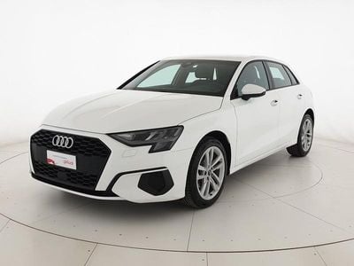 Usata Audi A3 Advanced 116 CV (85 kW) 2022 Bianco ibis Berlina