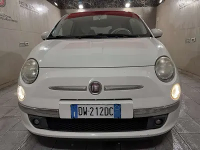 Usata Fiat 500 Lounge 69 CV (50 kW) 2009 Bianco Cabrio