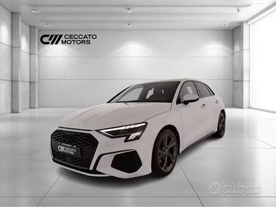 Usata Audi A3 150 CV (110 kW) 2023 Bianco Berlina