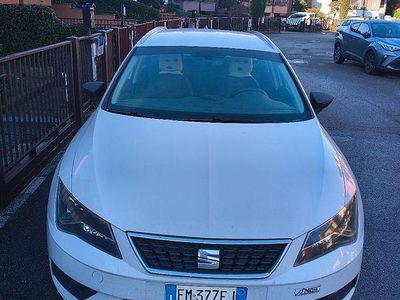 Usata Seat Leon 110 CV (80 kW) 2018 Bianco Station wagon