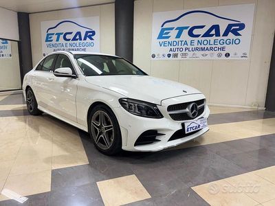 Usata Mercedes C220 Premium 194 CV (142 kW) 2019 Bianco Berlina
