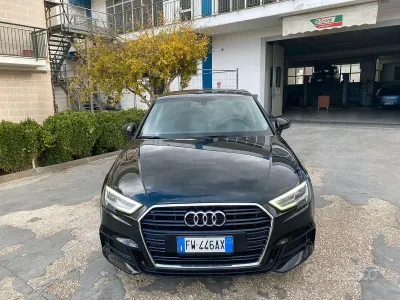 Usata Audi A3 S-Line 116 CV (85 kW) 2019 Nero Berlina