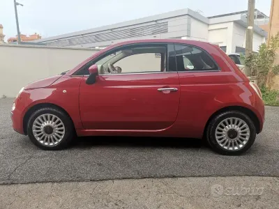 Usata Fiat 500 Lounge 69 CV (50 kW) 2012 Rosso Berlina