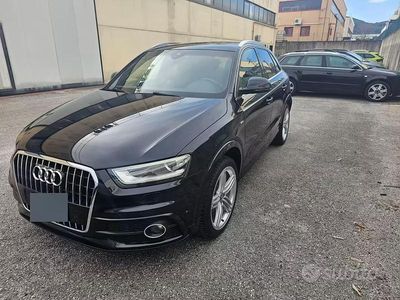 Usata Audi Q3 S-Line 177 CV (130 kW) 2014 Nero SUV