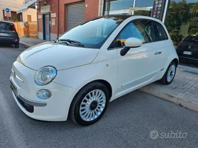 Usata Fiat 500 Lounge 69 CV (50 kW) 2012 Bianco Berlina