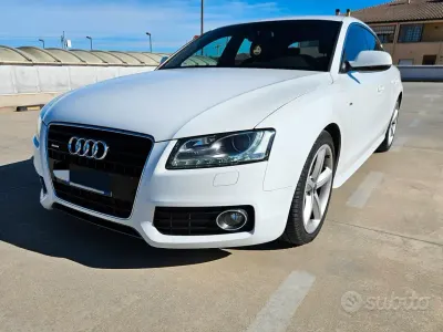 Usata Audi A5 Sportback S-Line 239 CV (175 kW) 2010 Bianco Utilitaria