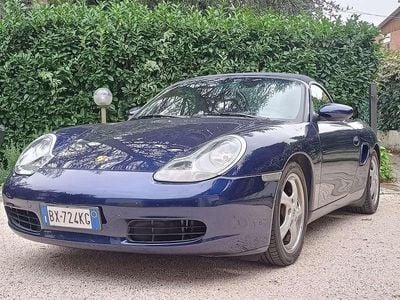 Usata Porsche Boxster 220 CV (161 kW) 2002 Blu Cabrio