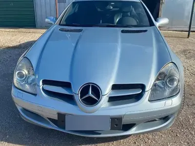 Usata Mercedes SLK200 163 CV (119 kW) 2005 Grigio Cabrio