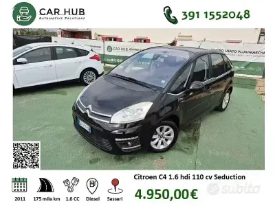 Usata Citroën C4 Picasso Exclusive 112 CV (82 kW) 2011 Nero Monovolume