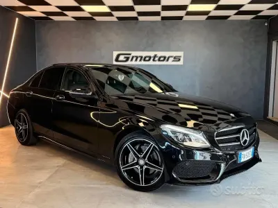 Usata Mercedes C200 Premium 136 CV (100 kW) 2018 Nero Berlina