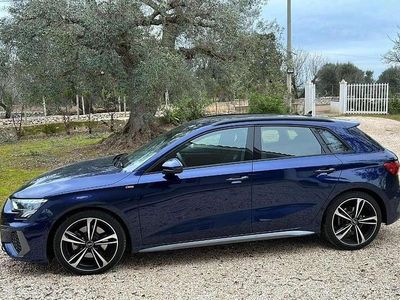 Usata Audi A3 S-Line 150 CV (110 kW) 2021 Blu/azzurro Berlina