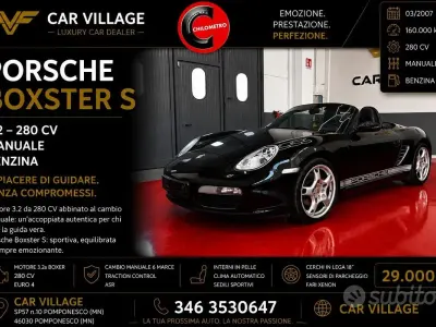 Usata Porsche Boxster 280 CV (205 kW) 2007 Nero Cabrio