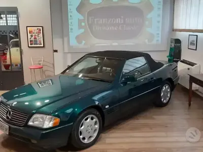 Usata Mercedes SL320 231 CV (169 kW) 1994 Verde Cabrio
