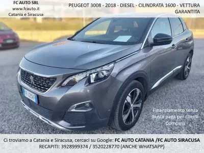 Usata Peugeot 3008 Allure 131 CV (96 kW) 2018 Grigio SUV