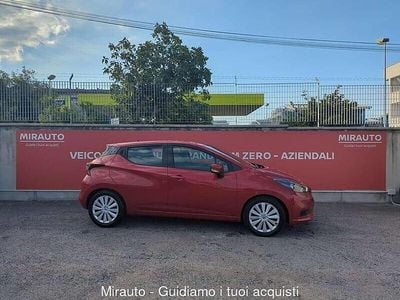 Usata Nissan Micra Acenta 92 CV (67 kW) 2022 Rosso Utilitaria