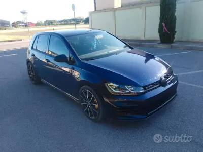 Usata VW Golf VII GTD 184 CV (135 kW) 2018 Blu Berlina