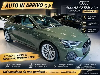 Usata Audi A3 Comfort 204 CV (150 kW) 2025 Verde Berlina