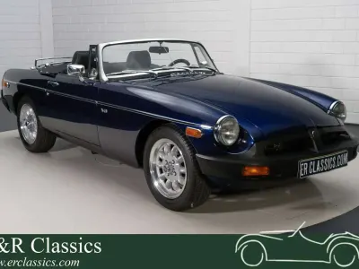 Usata MG B 139 CV (102 kW) 1978 Blu Cabrio