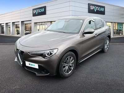 Usata Alfa Romeo Stelvio Super 179 CV (131 kW) 2017 Marrone SUV