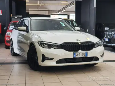 Begagnad BMW 320 Advantage 190 HK (139 kW) 2020 Vit Kombi