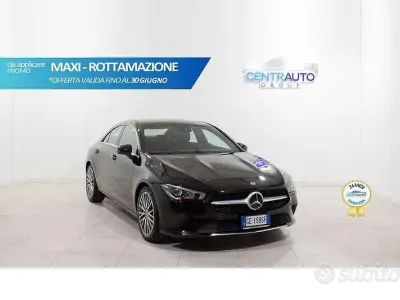 Usata Mercedes CLA180 136 CV (100 kW) 2021 Nero Berlina