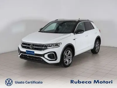 Usata VW T-Roc R-line 110 CV (80 kW) 2023 Bianco SUV