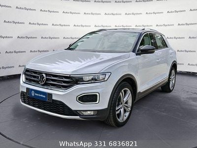 Usata VW T-Roc Advance 150 CV (110 kW) 2021 White silver SUV