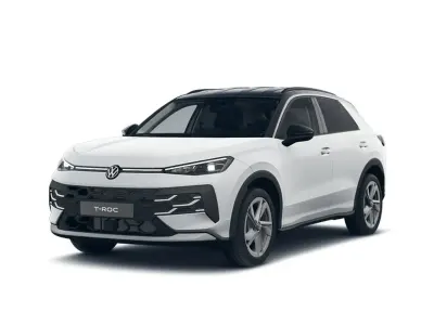 Nuova VW T-Roc Life 150 CV (110 kW) 2026 Pure white nero SUV