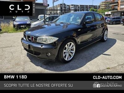Usata BMW 118 122 CV (89 kW) 2005 Nero Utilitaria