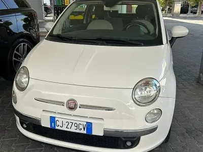 Usata Fiat 500 69 CV (50 kW) 2011 Bianco Cabrio