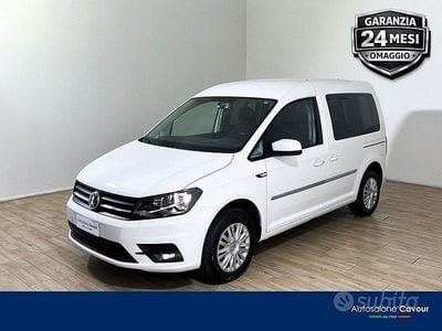 Usata VW Caddy Trendline 102 CV (75 kW) 2018 Bianco Monovolume