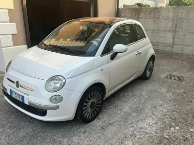 Usata Fiat 500 Sport 100 CV (73 kW) 2009 Bianco Cabrio
