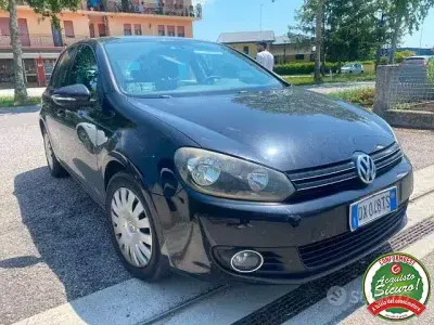 Usata VW Golf VI Trendline 102 CV (75 kW) 2009 Nero Berlina