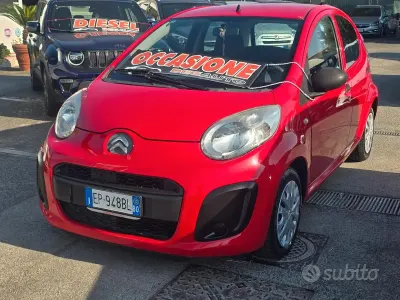 Usata Citroën C1 Seduction 68 CV (50 kW) 2012 Rosso Utilitaria