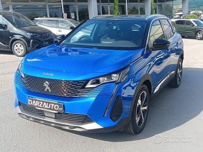 Usata Peugeot 3008 GT 131 CV (96 kW) 2022 Blu t. nero metallizzato SUV