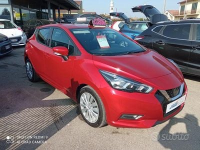 Usata Nissan Micra Acenta 71 CV (52 kW) 2018 Rosso Utilitaria