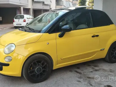Usata Fiat 500 Pop 69 CV (50 kW) 2008 Giallo Berlina