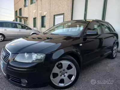 Usado Audi A3 Ambition 140 CV (102 kW) 2007 Negro Utilitario