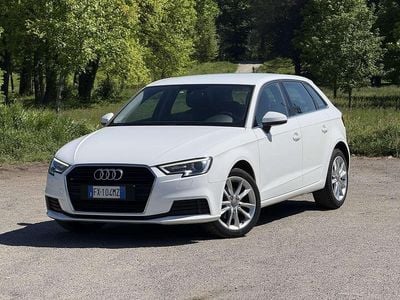 Usata Audi A3 Sport 116 CV (85 kW) 2019 Bianco Berlina