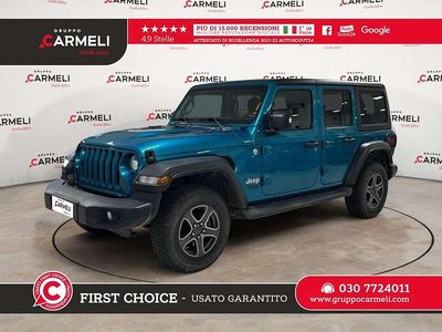 Usata Jeep Wrangler Unlimited Sport 200 CV (147 kW) 2021 Azzurro SUV