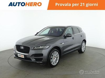Usata Jaguar F-Pace Portfolio 180 CV (132 kW) 2018 Grigio SUV
